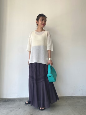 nishiさん（レディース・155cm）の夏コーディネート