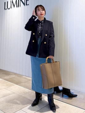 「デートコーデ」｜nishiさん（レディース・155cm・30代）の秋コーディネート