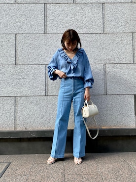 nishiさん（レディース・155cm）の春コーディネート