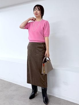 「お仕事コーデ」｜nishiさん（レディース・155cm）の秋コーディネート