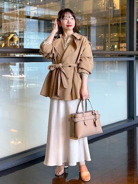 nishiさん（レディース・155cm）の春コーディネート