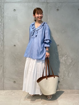 nishiさん（レディース・155cm）の春コーディネート