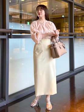 nishiさん（レディース・155cm）の春コーディネート