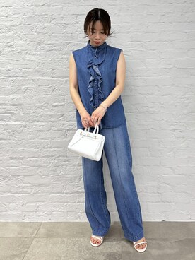 nishiさん（レディース・155cm）の春コーディネート