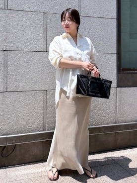 「ROPÉ」｜nishiさん（レディース・155cm）の夏コーディネート