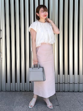 「W BAG」｜nishiさん（レディース・155cm）の夏コーディネート