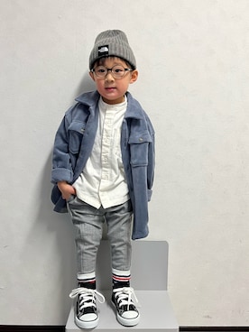 riiririiさん（キッズ・90cm）の冬コーディネート