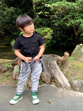 riiririiさん（キッズ・90cm）の秋コーディネート