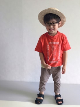 「LOGOS（ロゴス）のアイテム」を使った、riiririiさん（キッズ・90cm）の夏コーディネート