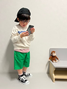 「アイテム（その他）」を使った、riiririiさん（キッズ・100cm）の春コーディネート