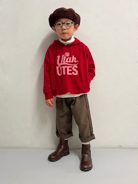 「アイテム（その他）」を使った、riiririiさん（キッズ・100cm）の冬コーディネート