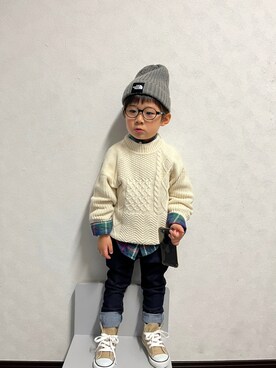riiririiさん（キッズ・90cm）の冬コーディネート