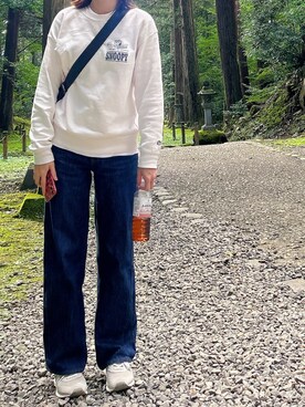 「アイテム（スウェット）」を使った、Hayleyさん（レディース・167cm・30代）の秋コーディネート