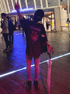 「Chrome Hearts」｜「アイテム（キャップ）」を使った、しゅさん（メンズ・168cm）の夏コーディネート