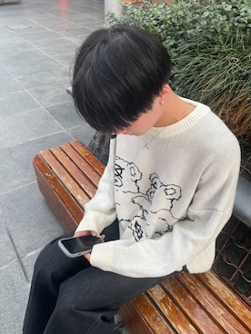 「OY（オーワイ）のアイテム」を使った、たいせいさん（メンズ・180cm）の秋コーディネート