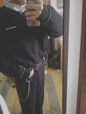 ベルト ブラウン系 を使った 韓国ファッション の人気ファッションコーディネート Wear