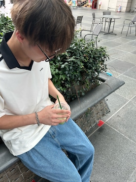 「NERDY（ノルディ）のアイテム」を使った、たいせいさん（メンズ・180cm）の秋コーディネート