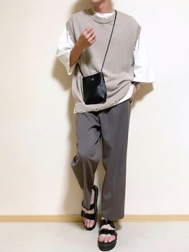 「epnok」｜「アイテム（サンダル）」を使った、SHOTARO さん（メンズ・177cm）の夏コーディネート