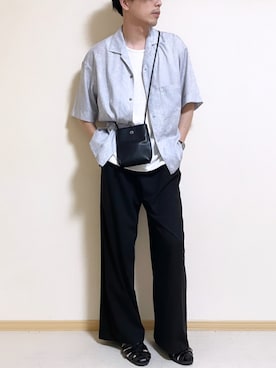 「WEGO（ウィゴー）のアイテム（サンダル）」を使った、SHOTARO さん（メンズ・177cm）の夏コーディネート
