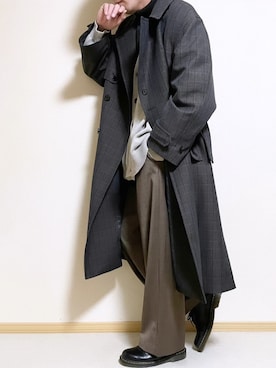 「アウターコーデ」｜「アイテム（その他）」を使った、SHOTARO さん（メンズ・177cm）の冬コーディネート