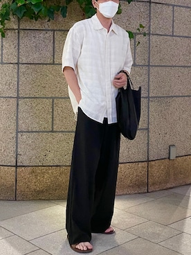 「SLOW」｜SHOTARO さん（メンズ・177cm）の夏コーディネート
