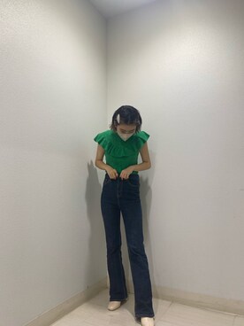 fukatsuneさん（レディース・158cm）の夏コーディネート