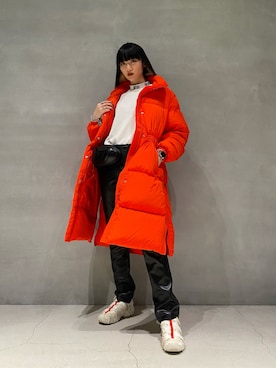 「DIESEL（ディーゼル）のアイテム（その他パンツ）」を使った、azusaさん（レディース・171cm）の秋コーディネート