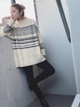 ayumiさん（レディース・157cm）の冬コーディネート