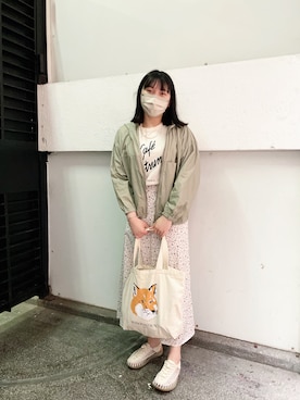 「アイテム（トレンチコート）」を使った、howareyou さん（レディース・160cm）の春コーディネート