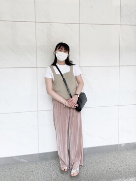 「handmade」｜「アイテム（サンダル）」を使った、howareyou さん（レディース・160cm）の夏コーディネート