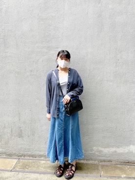 「CINEMA CLUB（シネマクラブ）のアイテム」を使った、howareyou さん（レディース・160cm）の夏コーディネート