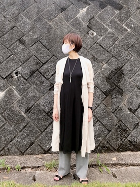「&. NOSTALGIA（アンドドットノスタルジア）のアイテム（ジャケット/アウター）」を使った、nagiさん（レディース・175cm）の夏コーディネート