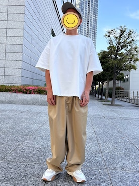 「CIAOPANIC TYPY（チャオパニックティピー）のアイテム（チノパンツ）」を使った、おとくさんさん（メンズ・165cm）の春コーディネート