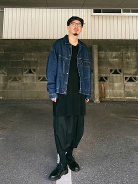「袴」｜「アイテム（ジャケット/アウター）」を使った、massuさん（メンズ・174cm）の秋コーディネート
