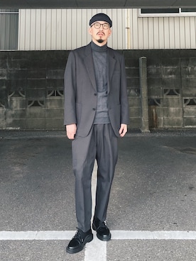 「A.P.C.」｜「アイテム（その他アウター）」を使った、massuさん（メンズ・174cm）の秋コーディネート