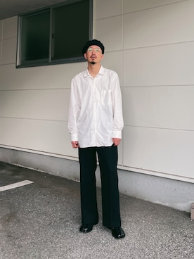 「BOTTER（ボッター）のアイテム」を使った、massuさん（メンズ・174cm）の夏コーディネート