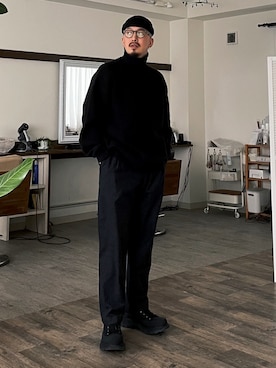 「CLANE（クラネ）のアイテム」を使った、massuさん（メンズ・174cm）の冬コーディネート