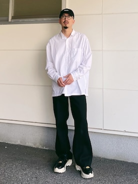 「BOTTER（ボッター）のアイテム」を使った、massuさん（メンズ・174cm）の秋コーディネート