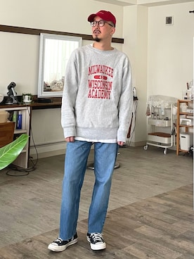 massuさん(メンズ・174cm)の春コーディネート