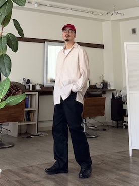 「MM6 Maison Margiela（ｴﾑｴﾑｼｯｸｽ ﾒｿﾞﾝ ﾏﾙｼﾞｪﾗ）のアイテム（シューズ）」を使った、massuさん（メンズ・174cm）の秋コーディネート