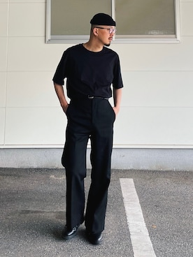 「BOTTER（ボッター）のアイテム」を使った、massuさん（メンズ・174cm）の夏コーディネート