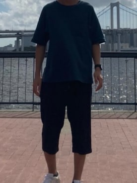 「GU（ジーユー）のアイテム」を使った、wgjzhanskさん（メンズ・172cm）の夏コーディネート