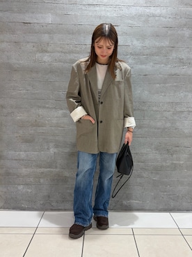 渡部さん(レディース・163cm)の秋コーディネート