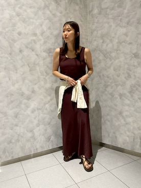 渡部さん(レディース・163cm)の夏コーディネート