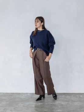 「高身長女子」｜渡部さん（レディース・163cm）の秋コーディネート