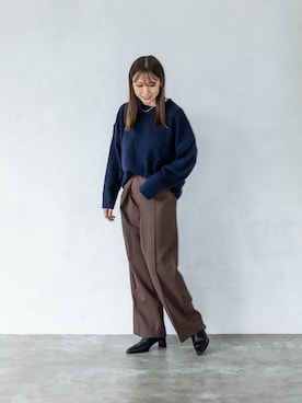 渡部さん(レディース・163cm)の秋コーディネート