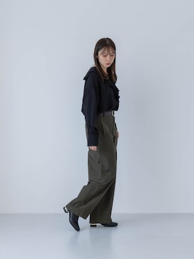 渡部さん(レディース・163cm)の秋コーディネート