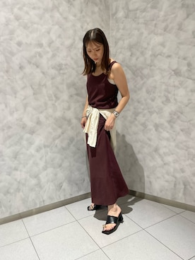 渡部さん(レディース・163cm)の夏コーディネート