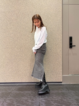 渡部さん(レディース・163cm)の秋コーディネート