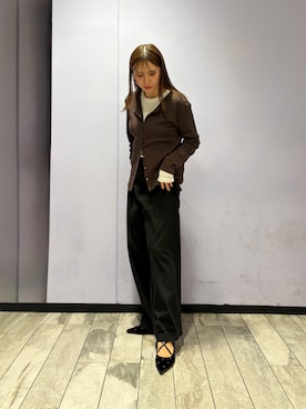 渡部さん(レディース・163cm)の秋コーディネート